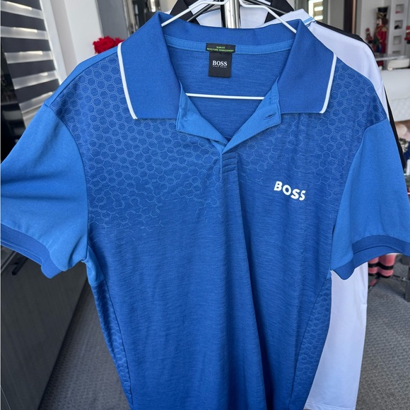 Men’s Boss Royal Blue Polo Shirt Size X-Large - Picture 2 of 5